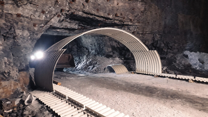 Proven corrugated steel structures for underground mining infrastructure in Poland 